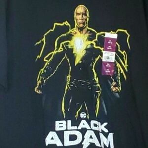 DC BLACK ADAM 2x Graphic TSHIRT by Mad Engine - Brand New